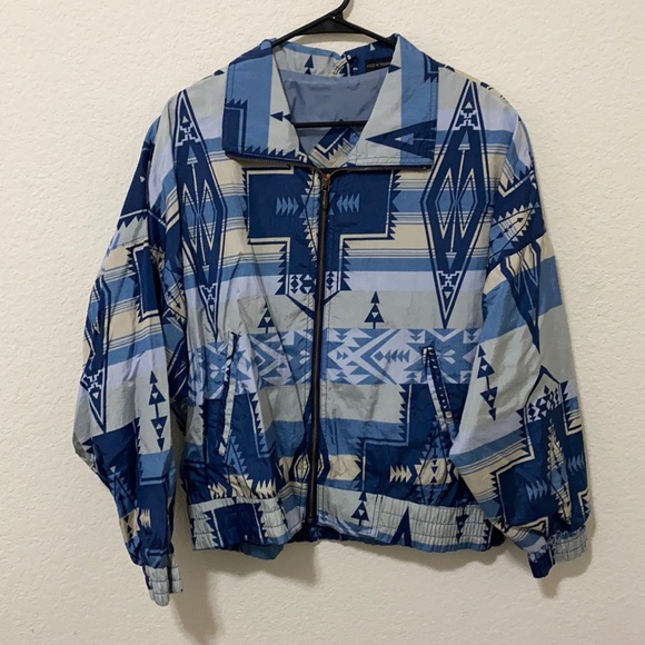 Jackets & Blazers - Rare Vintage Aztec wind breaker